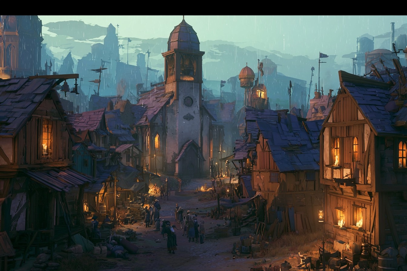 Village at Night
